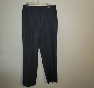 Sag Harbor Gray Pinstripe Dress Pants